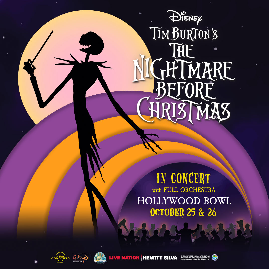 Nightmare Before Christmas at the Hollywood Bowl on Saturday, October 25