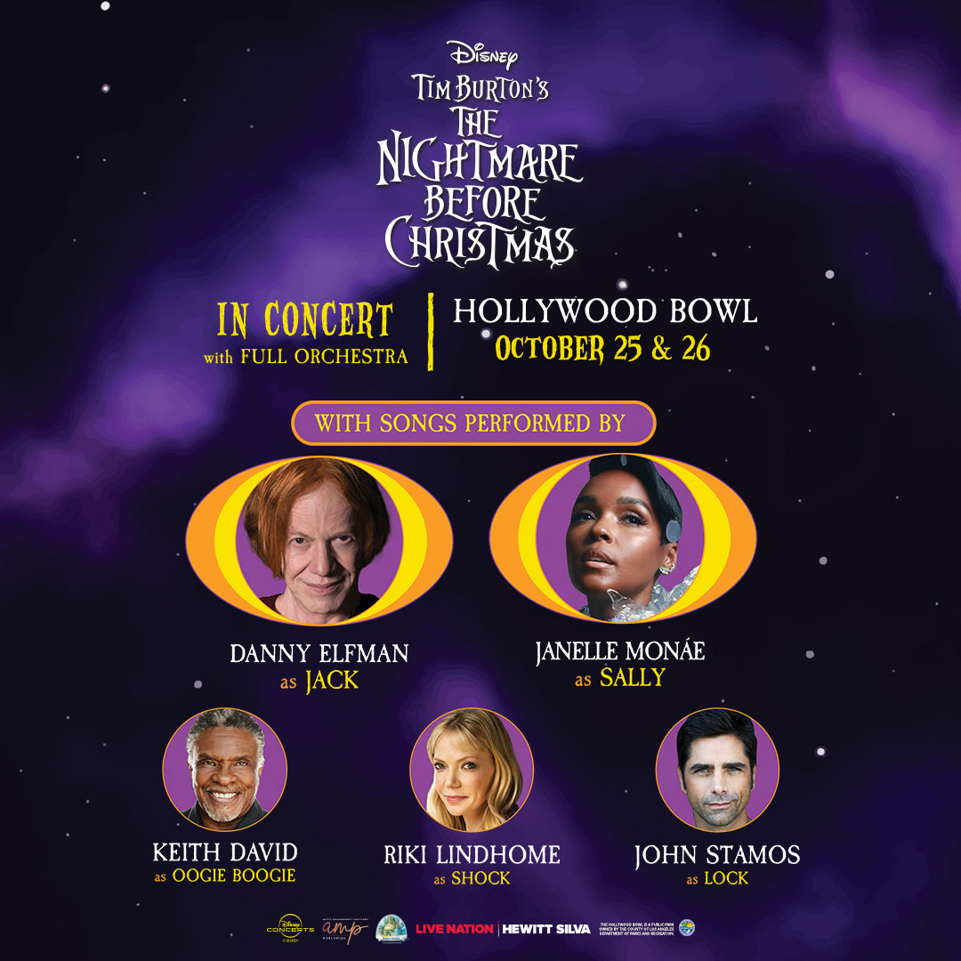 Nightmare Before Christmas at the Hollywood Bowl on Sunday, October 26