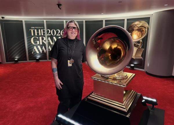 Julie Slater at grammys